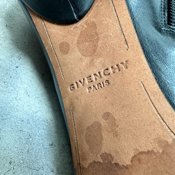 GIVENCHY SHARK TOOTH OPEN TOE BOOTIES - Picture 6 of 7